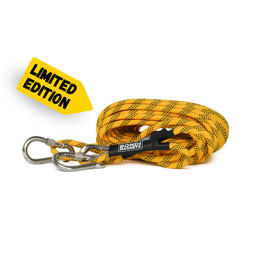 Bondi Golden Rope (Heavy Duty, 10mm, 20m/65ft. long) – Bondi Magnets ...